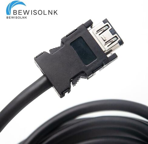 Servo Motor Encoder Cable J3J4JE Connection Cable MR-J3ENCBL20M-A2-L J3ENCBL20M-A2-H(20M,MR-J3ENCBLXXM-A2-H) in Saudi Arabia