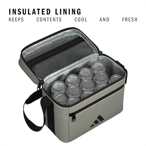 Adidas Cooler for Drinks, Cans & Food – Soft Insulated Portable Bag in Saudi Arabia