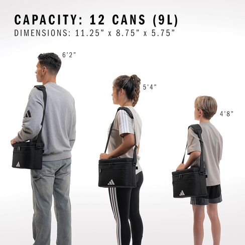 Adidas Cooler for Drinks, Cans & Food – Soft Insulated Portable Bag in Saudi Arabia