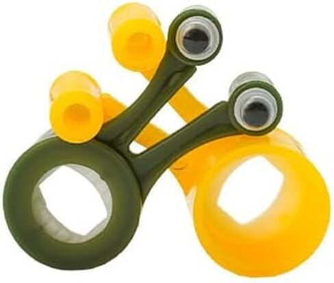 حامل كمبيوتر محمول على شكل حلزون، حامل شاشة صغير الحجم ومحمول، أداة مكتب بلاستيكية متعددة الأغراض لأجهزة الكمبيوتر المحمول والكمبيوتر اللوحي والهاتف والكتب - عبوتان (أصفر + أخضر) in Kuwait