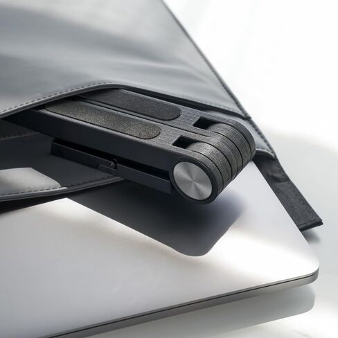 Laptop Riser Stand Portable - Foldable Ergonomic Computer & Notebook Stand Holder for Desk, Height Adjustable Lift, Compatible with MacBook Air Pro, Dell XPS, HP (10-15.6'') in Saudi Arabia