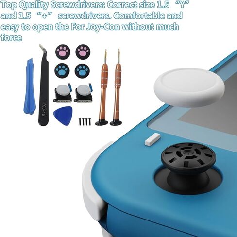 Qblahip New Replacement Thumbstick Joystick 3D Analog for Nintendo Switch Joycon and Switch Lite Repair Tool Kit in Saudi Arabia