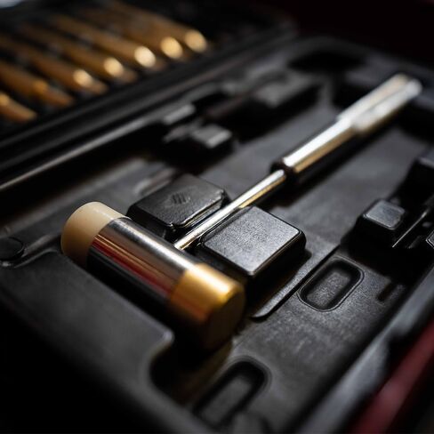 Wheeler Interchangeable Hammer Set Includes Two Hammers with Metal, Brass, Nylon, and Rubber Heads for Gunsmithing in Saudi Arabia
