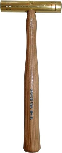 Grace USA Brass Hammer, Gunsmith Tools & Accessories, Gun Care, Woodworking, Machinist, Mechanic, Made in USA in Kuwait
