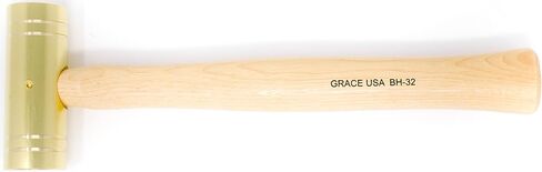Grace USA Brass Hammer, Gunsmith Tools & Accessories, Gun Care, Woodworking, Machinist, Mechanic, Made in USA in Kuwait
