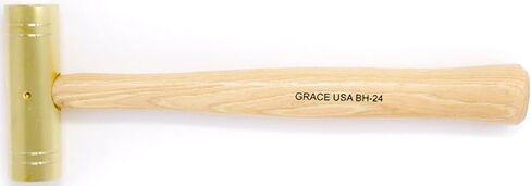 Grace USA Brass Hammer, Gunsmith Tools & Accessories, Gun Care, Woodworking, Machinist, Mechanic, Made in USA in Kuwait