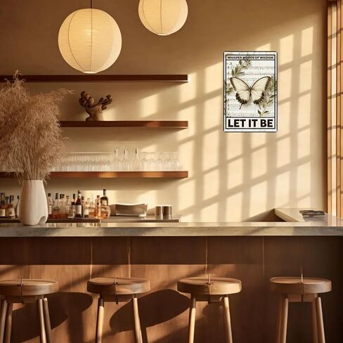 Metal Signs White Daisy Flower Vintage Metal Tin Sign for Home Office Kitchen Bar Cafe Garden Farmhouse Wall Decor 12x8 Inch in Saudi Arabia