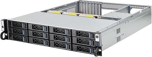 حافظة خادم Hotswap 19 بوصة 2U 12 HDD 12bays مع لوحة الكترونية معززة 12G SAS HD مع 2xSFF8654 NVME و3xSFF8643 واجهة 12 جيجابايت (560 مم مع قضبان) in Saudi Arabia