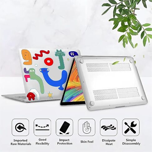 Case Compatible with MacBook Air 13 Inch 2022 2021 2020 2019 2018 Release Model A2337 M1 M2 A2681, Art Protector Covers for Air13 Retina Display with Touch ID-Map of World Route in Saudi Arabia
