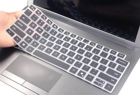 Silicone Keyboard Skin Cover Compatible for Dell Pro 14/Max14 PC14255 PC14250 MC14250 MC14255, Dell Pro 14 Plus PB14255 PB14250 Laptop Without Numeric Keypad (NOT for PA13250 PA14250) (Black) in Saudi Arabia