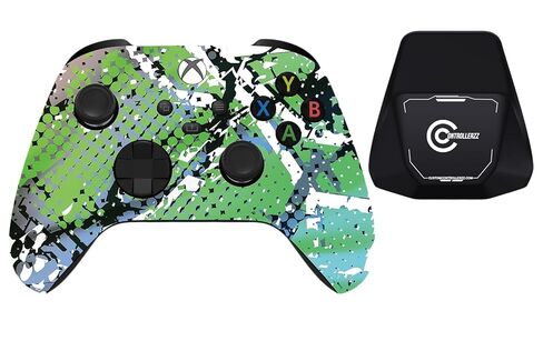 حزمة وحدة التحكم ووحدة التحكم المخصصة - تتضمن وحدة تحكم لاسلكية مخصصة لأجهزة Xbox Series X/S وXbox One والكمبيوتر الشخصي وحامل وحدة التحكم in Kuwait