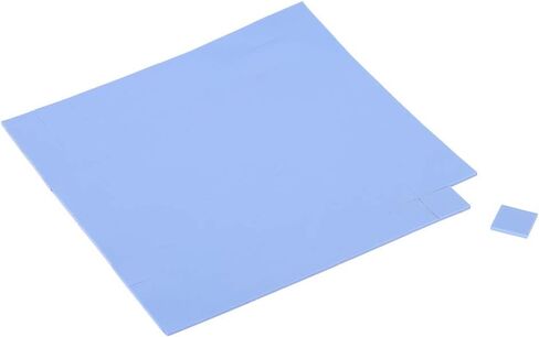 100Pcs 100mmx100mmx1mm Thermal Pad GPU CPU Heatsink Cooling Silicone Pad for PC Computer Accessories in Saudi Arabia