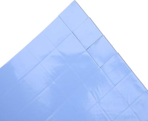 100Pcs 100mmx100mmx1mm Thermal Pad GPU CPU Heatsink Cooling Silicone Pad for PC Computer Accessories in Saudi Arabia