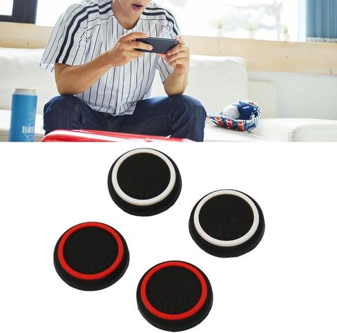 4Pcs Thumb Grip Caps, Prevent Slip Joystick Thumb Stick Cap Replacement for Steam for ROG Consoles in Saudi Arabia
