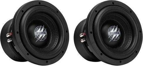 Hifonics 2 Pack Elite 15 Inch Car Mount Subwoofer with Dual 4 Ohm Voice Coil Speaker 3000 Watt Peak Power Mobile Amplifier System, Black in Saudi Arabia