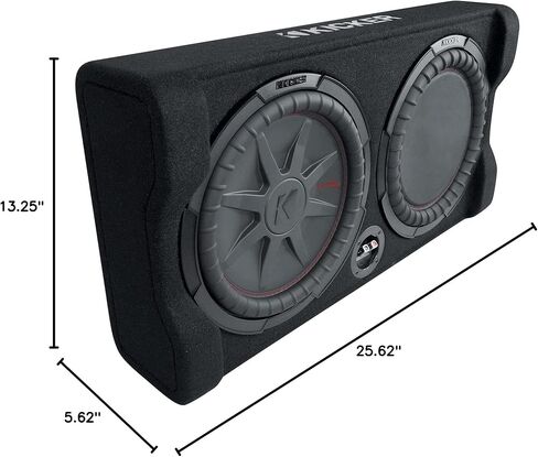 KICKER 48TRTP122 TRTP 12" 1000w Down Firing Subwoofer Enclosure+Amplifier+Wires in Saudi Arabia