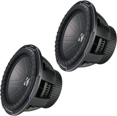 Kicker Q-Class Bundle - Two 42CWQ124 12" Dual 4-Ohm CompQ Subwoofers in Saudi Arabia