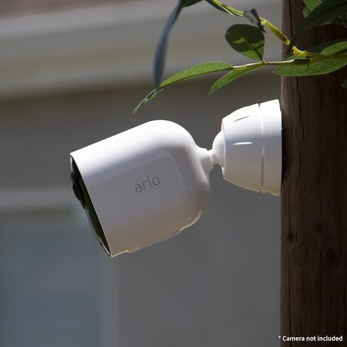 Arlo Total Security Mount - Arlo Certified Accessory - Anti-Theft Mount, Locks Camera into Place, Works with Arlo Ultra, Ultra 2, Pro 3 and Pro 4 Cameras, White - VMA5100-10000S-cr (Renewed) in Saudi Arabia