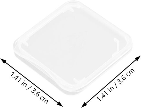 Artibetter Transparent Card Holders Storage Boxes PP Material Memory Card Organizer Protective Cases for Safe Separate and Easy Access in Saudi Arabia