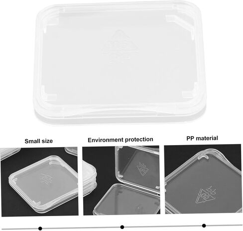 Artibetter Transparent Card Holders Storage Boxes PP Material Memory Card Organizer Protective Cases for Safe Separate and Easy Access in Saudi Arabia