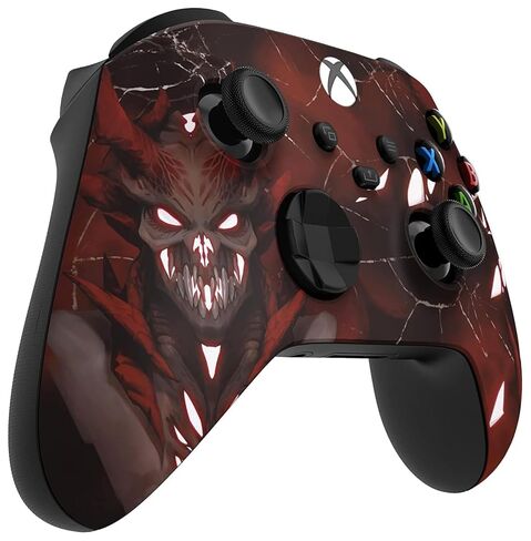 حزمة وحدة تحكم Custom Controllerzz - تتضمن وحدة تحكم لاسلكية مخصصة لأجهزة Xbox Series X/S وXbox One والكمبيوتر الشخصي وكابل USB-C المضفر وحامل وحدة التحكم وحقيبة حماية عالمية in Kuwait