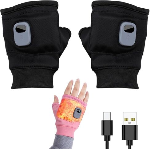 Heated Gloves for Women,Portable Heating Gloves with Digital Display,Rechargeable Heated Gloves in Saudi Arabia