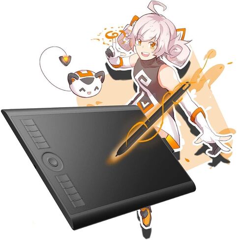 GAOMON M10K 2018 Art Animation Tablet& GAOMON Two-Finger Glove&GAOMON Nibs for AP31 of M10K 2018 in Saudi Arabia