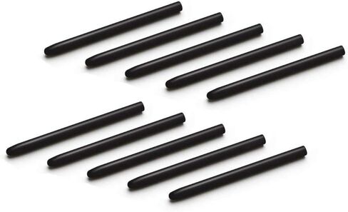رؤوس بديلة قياسية جديدة لأقلام Wacom Bamboo وIntuos، 20 قطعة باللون الأسود in Saudi Arabia