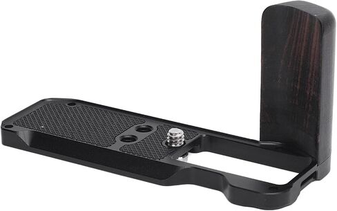 Yosoo Camera L Form Grip Sturdy Aluminum Alloy Handle with Wooden Handle for X M5 Videoographers in Saudi Arabia