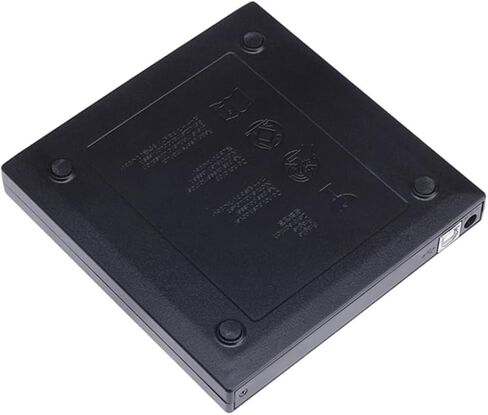 NUOBESTY USB 2.0 محرك أقراص DVD خارجي، ناسخ أقراص مضغوطة لأجهزة الكمبيوتر المحمول، قارئ أقراص مضغوطة محمول رفيع للغاية، متوافق مع سطح المكتب والكمبيوتر المحمول (أسود) in Kuwait