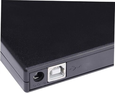 NUOBESTY USB 2.0 محرك أقراص DVD خارجي، ناسخ أقراص مضغوطة لأجهزة الكمبيوتر المحمول، قارئ أقراص مضغوطة محمول رفيع للغاية، متوافق مع سطح المكتب والكمبيوتر المحمول (أسود) in Kuwait