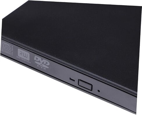 STOBOK USB External Cd Burner and DVD Cd Reader for Laptop Portable Black Optical Drive Compatible Easy to Use Stable Data Transfer in Saudi Arabia