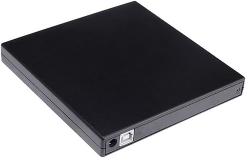 USB External CD Burner and DVD Rewriter Drive for Laptop Lightweight Portable Design Compatible with Windows and Black in Saudi Arabia