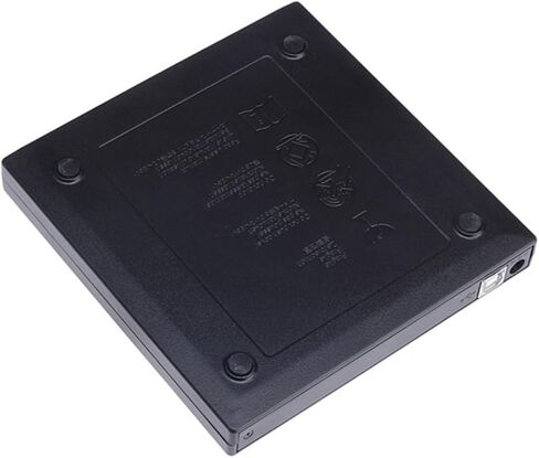 USB External CD Burner and DVD Rewriter Drive for Laptop Lightweight Portable Design Compatible with Windows and Black in Saudi Arabia