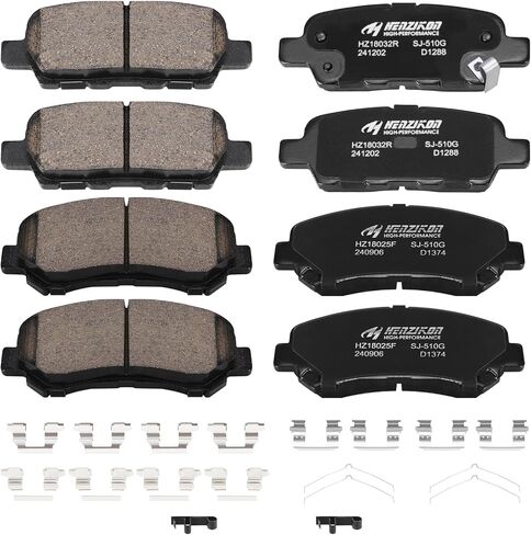 HYFTJYZ Front Ceramic Disc Brake Pads HZ-1375 For Volkswagen Passat Tiguan Audi Q3 Quattro Limited in Kuwait