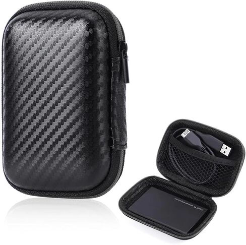 1pc External Hard Drive Pouch Container Portable SSD Container External Hard Drive Cover Eva Housing Bag Protective Pouch 15 * 10 * 4.5 cm in Saudi Arabia