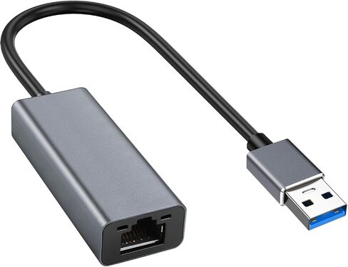 محول USB إلى إيثرنت، محور شبكة محمول 1 جيجابت، 10/100/1000 ميجابت في الثانية، محول إنترنت USB 3.0 إلى RJ45 متوافق مع أجهزة الكمبيوتر المحمول، MacBook، Surface، الكمبيوتر الشخصي الذي يعمل بنظام Windows، XP، Mac/Linux in Kuwait