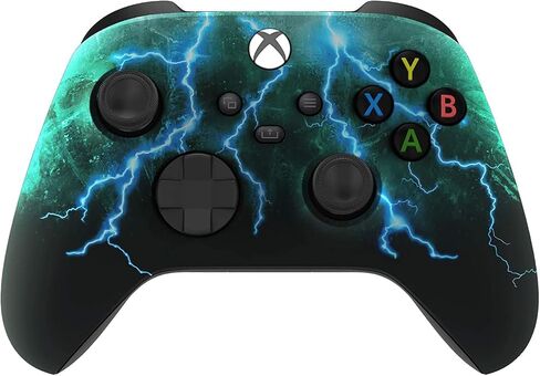 حزمة وحدة تحكم Custom Controllerzz - تتضمن وحدة تحكم لاسلكية مخصصة لأجهزة Xbox Series X/S وXbox One والكمبيوتر الشخصي وكابل USB-C المضفر وحامل وحدة التحكم وحقيبة حماية عالمية in Saudi Arabia