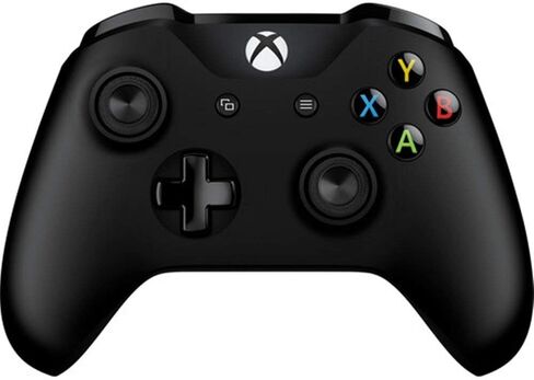 وحدة تحكم ألعاب الفيديو اللاسلكية Microsoft Xbox One، أسود (متجدد) in Kuwait
