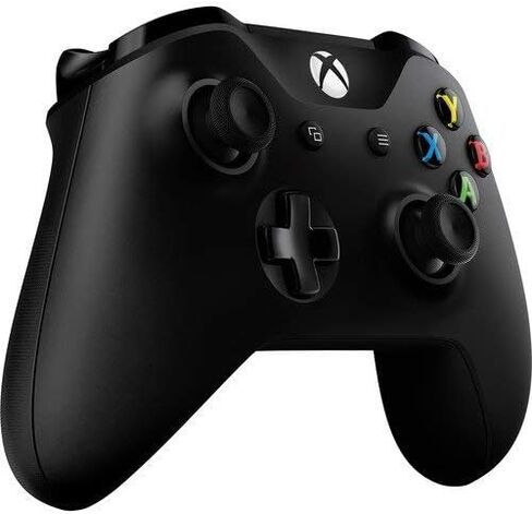 وحدة تحكم ألعاب الفيديو اللاسلكية Microsoft Xbox One، أسود (متجدد) in Kuwait