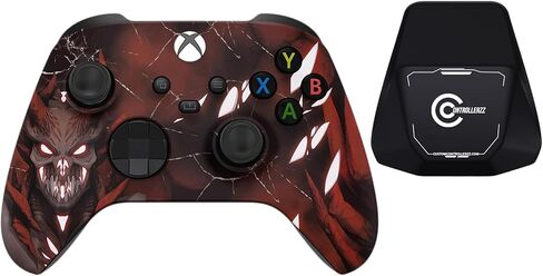 Custom Controllerzz Controller & Controller Stand Bundle – Includes Custom Wireless Controller for Xbox Series X/S, Xbox One, PC & Controller Stand in Saudi Arabia