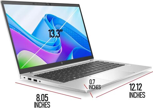 HP EliteBook 830 G8 Touchscreen Laptop, 13.3" Full HD Business Notebook, 11th Core i7-1185G7, 16GB RAM, 512GB SSD, CAM, Backlit Keyboard, HDMI, CAM, Windows 11Pro(Renewed) in Saudi Arabia