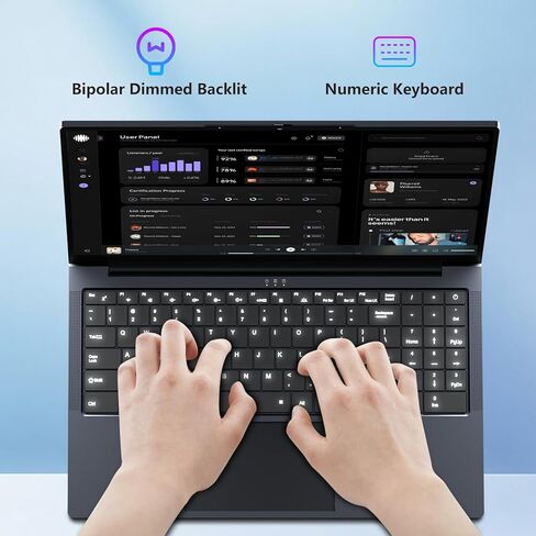16 Inch Ultra large memory Gaming Laptop,16GB RAM 1TB SSD, i5 up to 3.60GHZ Laptops 1920 x 1200 HD Display, WiFi5, Webcam, BT5.0, Mini HDMI, RJ45, Backlit Keyboard Laptops Computers,gaming computer in Kuwait
