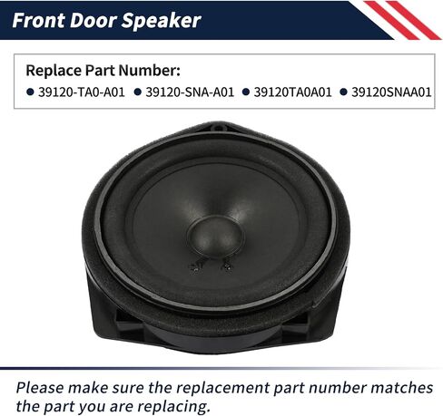 39120-TA0-A01 39120-SNA-A01، مجموعة سماعات الباب الأمامي متوافقة مع Honda Civic|Accord|CRV|Odyssey|Pilot 2008-2025 مجموعة مكبرات صوت السيارة in Saudi Arabia
