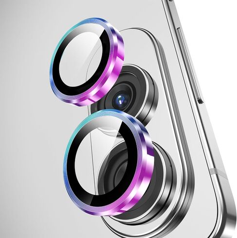 YWXTW مصمم لواقي عدسة الكاميرا Samsung Galaxy S25 Edge، غطاء حماية فردي مضاد للخدش عالي الدقة من الزجاج المقوى، مجموعة واحدة in Saudi Arabia