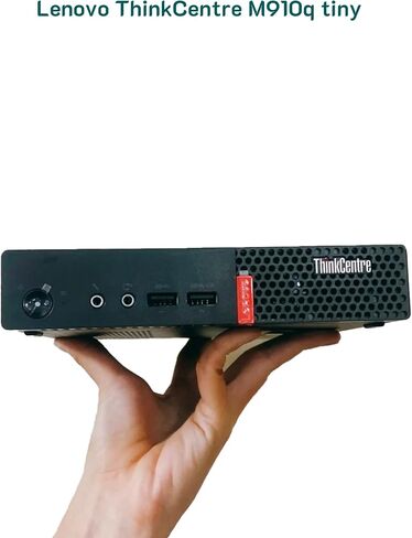 Lenovo ThinkCentre M910q Tiny Desktop Computer Windows 11 Pro - Intel Core i5-6500T 2.5GHz, 16 GB RAM, 256GB SSD, USB 3.0, DisplayPort, WiFi, BT Mini PC (Renewed) in Saudi Arabia