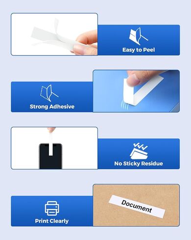 Tze131 12mm 0.47" Laminated Clear Tape Compatible for Brother 12mm Label Tape Tze-131 Tz-131 P Touch Tz Tze 12mm 1/2" Black on White Label for PTD210 PT-D220 PTD400 PTD600 PT-D610BT, 4-Pack in Saudi Arabia