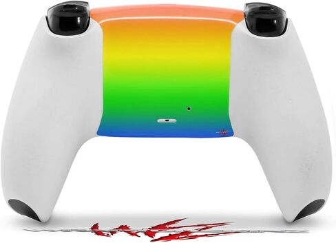غلاف غلاف WraptorSkinz متوافق مع وحدة تحكم Sony PS5 DualSense، يتلاشى بسلاسة مع قوس قزح (وحدة التحكم غير متضمنة) in Saudi Arabia