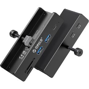 ORICO USB Hub 3.2، مشبك USB-Hub مع منفذ إمداد طاقة إضافي، محول USB من الألومنيوم 5 منافذ بسرعة 10 جيجابت في الثانية مع منفذي USB-A 3.2، USB-C 3.2، قارئ بطاقة SD/TF 3.0، موزع USB-3.2 للشاشة، المكتب in Kuwait