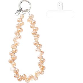 Beaded Phone Wrist Strap, Sparkling Phone Charms Strap, Cute Cellphone Lanyard, Anti Theft iPhone Chain Lanyard in Kuwait